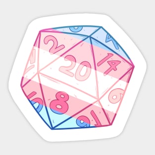 Pride Dice - Transgender Sticker